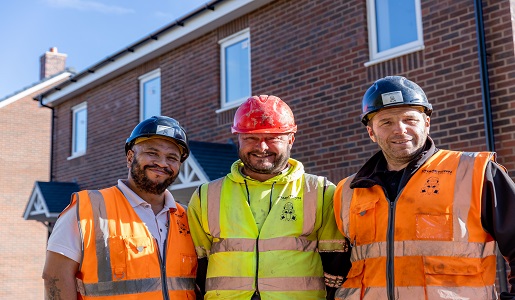 Telford trio create new homes on their doorstep at Newcomen Way